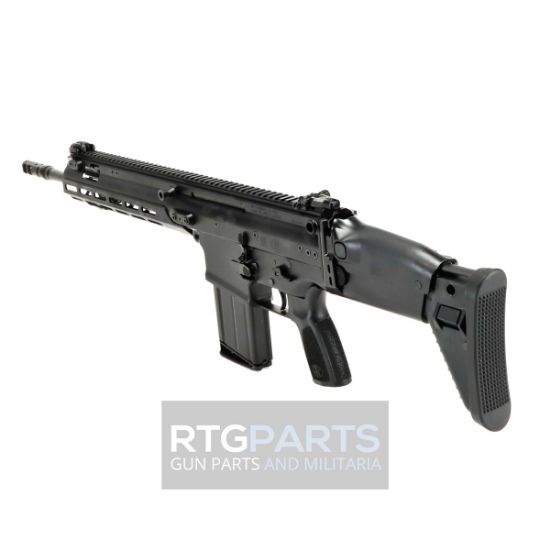 FN America, SCAR 17S, Semi-automatic Rifle, 308 Winchester/7.62 NATO, 16.25" Barrel, Black, Adjustable Stock, M-LOK Rail System, 20 Rounds, Includes Vertical Foregrip, Piston Removal Tool, and Soft Case with Modular Inserts, 845737019723, FFL-FN-38-102017-100, RTG Parts