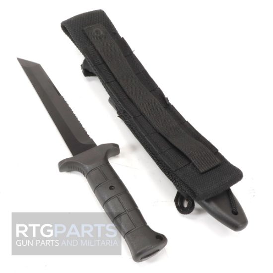 Mil-Tec, Reproduction KM2000 Special Forces Combat Knife, Black, German Army, GER-15362100 , RTG Parts