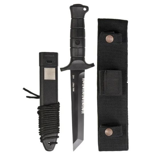 Mil-Tec, Reproduction KM2000 Special Forces Combat Knife, Black, German Army, GER-15362100 , RTG Parts