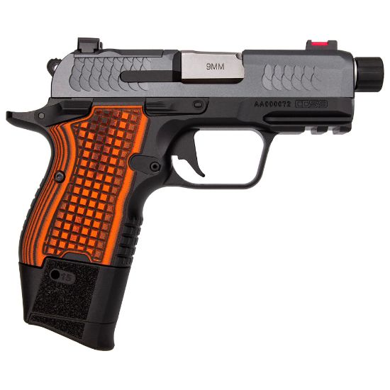 Kimber America, CDS9, Semi-automatic Pistol, Single Action Only, Compact, 9MM, 3.64" Threaded Barrel, Matte Finish, Black Frame with Gray Slide, Optics Ready, Ambidextrous Manual Safety, 2 Magazines, 1-(15) Round, 1-(13) Round, 669278360041, FFL-KIMBER-3600004, RTG Parts