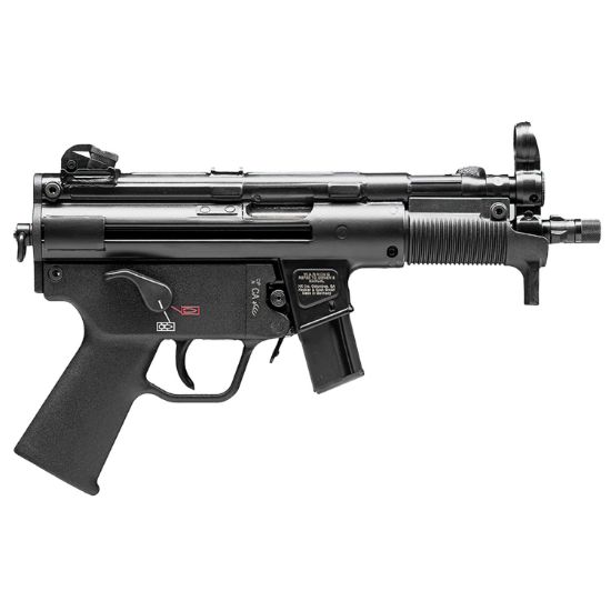 HK SP5K-PDW With Free Side Folding Brace, Heckler & Koch, SP5K, Pistol, Semi-automatic, 9MM, Threaded Barrel, Steel Receiver, Black, Polymer Pistol Grip, Iron Sights, 2x 10rd Mags, Ambidextrous, 642230261808, FFL-HKK-81000482, RTG Parts