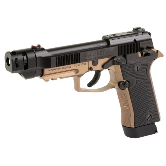 Beretta, 80X Cheetah, Tactical Bronze, Semi-automatic, Double Action/Single Action, Compact, Metal Frame Pistol, 380 ACP, 4.4" Threaded Barrel with Compensator, Fiber Optic Sights, Manual Safety, Black Slide with Bronze Frame, 15 Rounds, 3 Magazines, 082442988962, FFL-BERETTA-J80XTACLED15, RTG Parts