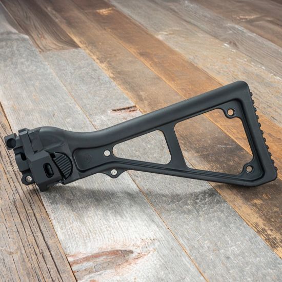 HBI MP5 Stock Assembly for Springfield Kuna, Side Folding, Black, HBI-10694-21, RTG Parts