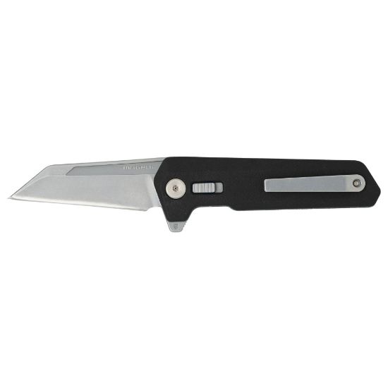 Magpul Industries, Breslau, Folding Knife, 2.94" Wharncliffe Blade, MVN35 MIM Steel, 7.375" Overall Length, Lug Lock, Bead Blasted Finish, Black Polymer Handle, 840815149217, MP-MAG1081-BLK, RTG Parts