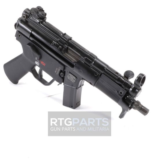 HK SP5K-PDW With Free Side Folding Brace, Heckler & Koch, SP5K, Pistol, Semi-automatic, 9MM, Threaded Barrel, Steel Receiver, Black, Polymer Pistol Grip, Iron Sights, 2x 10rd Mags, Ambidextrous, 642230261808, FFL-HKK-81000482, RTG Parts
