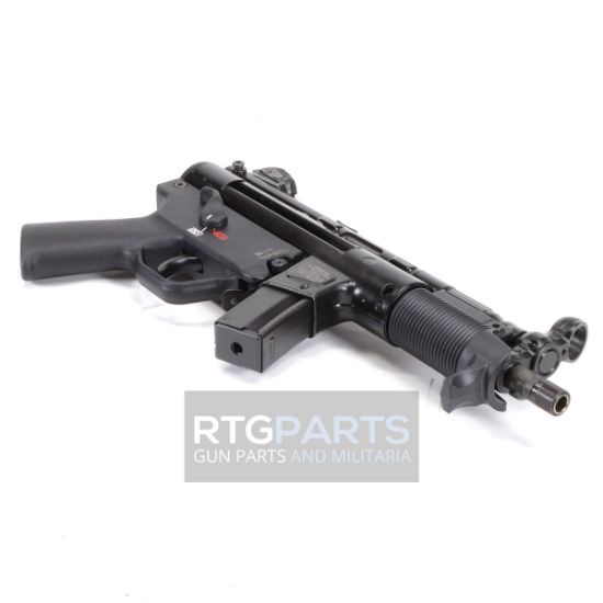 HK SP5K-PDW With Free Side Folding Brace, Heckler & Koch, SP5K, Pistol, Semi-automatic, 9MM, Threaded Barrel, Steel Receiver, Black, Polymer Pistol Grip, Iron Sights, 2x 10rd Mags, Ambidextrous, 642230261808, FFL-HKK-81000482, RTG Parts