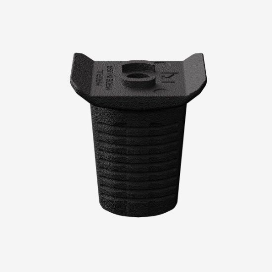 Magpul, Index Stop, M-LOK, Black, Hand Stop, Fits Octagonal Aluminum MLOK Handguards, Half Slot, Matte Finish, Black, 840815151012, MP-MAG1568-BLK, RTG Parts