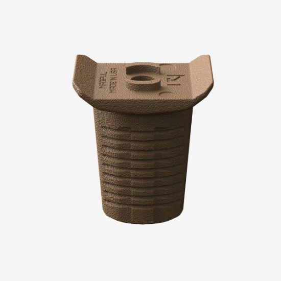 Magpul, Index Stop, M-LOK, MCT, Hand Stop, Fits Octagonal Aluminum MLOK Handguards, Half Slot, Matte Finish, Medium Dark Tan, 840815151340, MP-MAG1568-MCT, RTG Parts