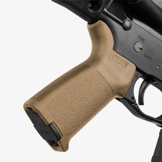 Magpul MOE Grip MCT, Medium Coyote Tan, Fits AR AR15 M4 M16, Plus, Magpul Industries, 840815150848, MP-MAG415-MCT, RTG Parts