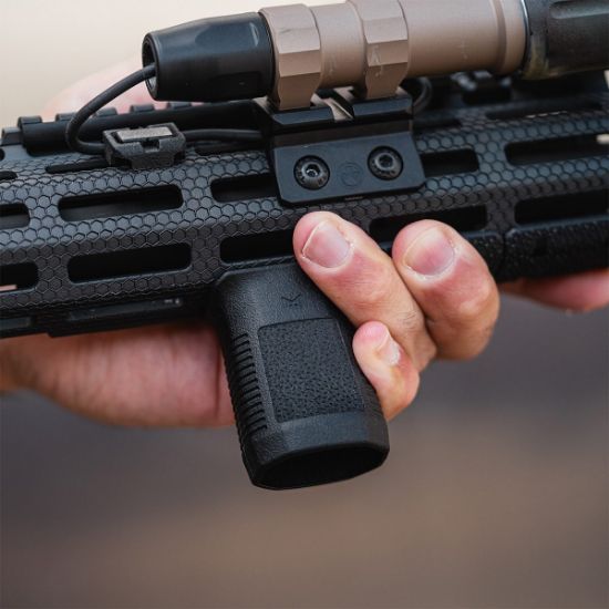 Magpul, Short Vertical Grip, Grip, Fits Octagonal Aluminum M-LOK Handguards, 2 Slots, Matte Finish, Black, 840815151203, MP-MAG1567-BLK, RTG Parts