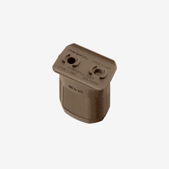 Magpul, Short Vertical Grip, FDE, Fits Octagonal Aluminum M-LOK Handguards, 2 Slots, Matte Finish, Flat Dark Earth, 840815151210, MP-MAG1567-FDE, RTG Parts