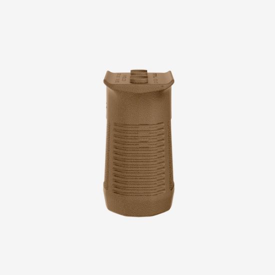 Magpul, Short Vertical Grip, MCB, Fits Octagonal Aluminum M-LOK Handguards, 2 Slots, Matte Finish, Medium Coyote Brown, 840815151326, MP-MAG1567-MCB, RTG Parts