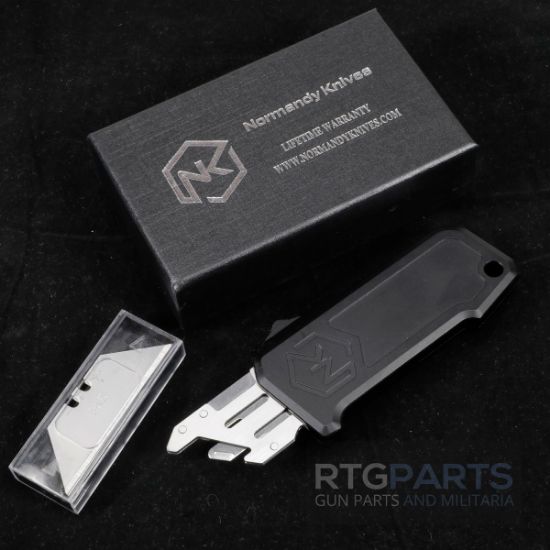 Picture of NORMANDY KNIVES OCCAM'S OTF, AUTOMATIC RAZOR KNIFE, BLACK