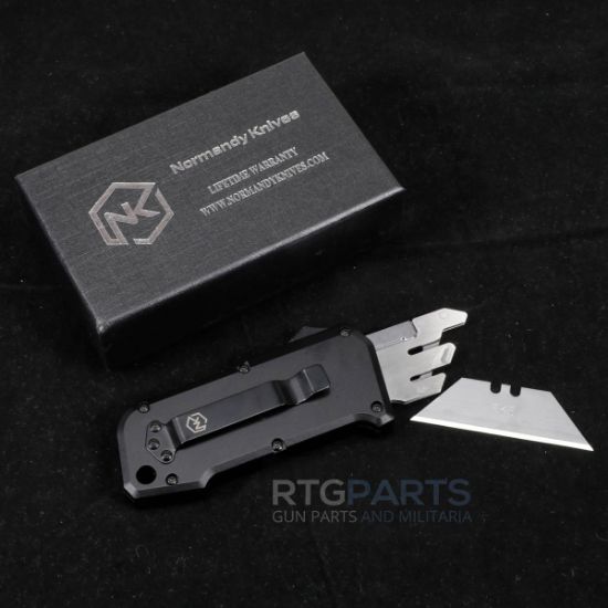 Picture of NORMANDY KNIVES OCCAM'S OTF, AUTOMATIC RAZOR KNIFE, BLACK
