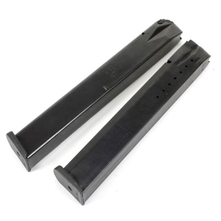 Picture of TWO PROMAG 9MM EXTENDED CAPACITY MAGS USED VG