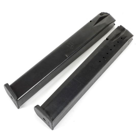 Picture of TWO PROMAG 9MM EXTENDED CAPACITY MAGS USED VG