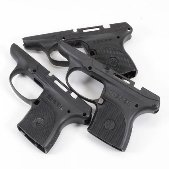 Picture of THREE RUGER LCP GRIP MODULES USED