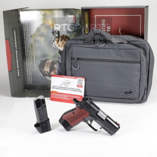 Kimber America, CDS9, Semi-automatic Pistol, Single Action Only, Compact, 9MM, 3.18" Barrel, Matte Finish, Black Slide with Gray Frame, Optics Ready, Ambidextrous Manual Safety, 2 Magazines, 1-(15) Round, 1-(13) Round, 669278360034, FFL-KIMBER-3600003, RTG Parts