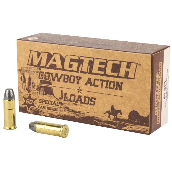 Magtech, Cowboy, 44 Special, 240 Grain, Lead Flat Nose, 50 Round Box, 754908168118, AMMO-MTA-44B, RTG Parts