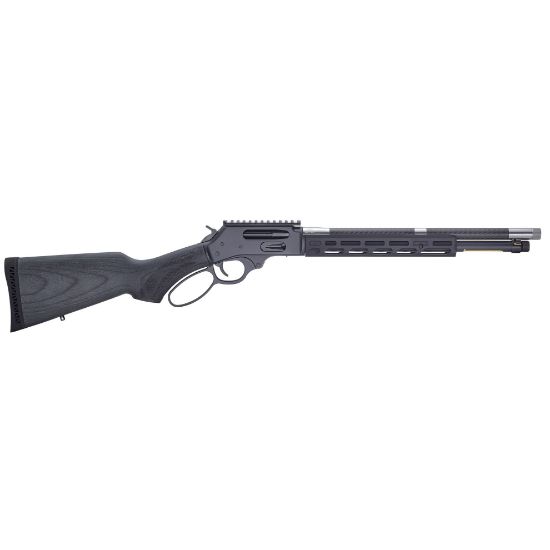Henry Repeating Arms, SPD HUSH, Lever Action, 45-70 Government, 16.5" Round Threaded Barrel, 5/8X24 Thread Pattern, Matte Finish, Blued Receiver, Lightweight American Hardwood Laminate Stock, Picatinny Rail, 4 Rounds, Drilled and Tapped for a BB-RSM, 619835100245, FFL-HENRY-H010H, RTG Parts