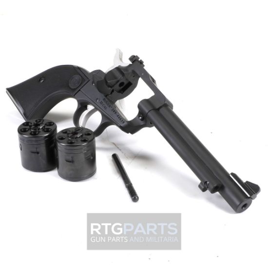 Ruger, Super Wrangler Revolver, Single Action Only, Includes two 6rd Cylinders for .22LR & .22WMR, 5.5" Barrel, Black, Like new condition, Just one available, FFL-J1-C-1483, RTG Parts