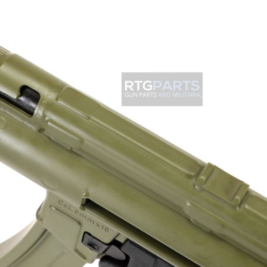 HK SP5K-PDW Bazooka Green Edition With Free Side Folding Brace, Heckler & Koch, SP5K, Pistol, Semi-automatic, 9MM, Threaded Barrel, Steel Receiver, Black, Polymer Pistol Grip, Iron Sights, 2x 30rd Mags, Ambidextrous, 642230276352, FFL-HKK-81000463, RTG Parts