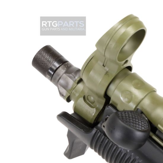 HK SP5K-PDW Bazooka Green Edition With Free Side Folding Brace, Heckler & Koch, SP5K, Pistol, Semi-automatic, 9MM, Threaded Barrel, Steel Receiver, Black, Polymer Pistol Grip, Iron Sights, 2x 30rd Mags, Ambidextrous, 642230276352, FFL-HKK-81000463, RTG Parts