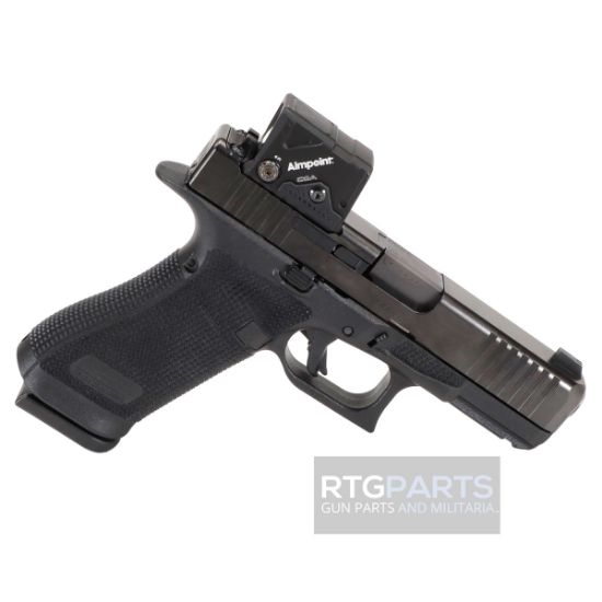GLOCK, 45 GEN 6 COA, Semi-automatic, Striker Fired, Polymer Frame Pistol, Full Size, 9MM, 4.02" Barrel, DLC Finish, Fixed Sights, Aimpoint COA Optic, 17 Rounds, 3 Magazines, 764503068331, FFL-GLOCK-P64550B03DC8A3, RTG Parts