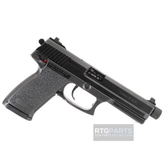 Heckler & Koch, Mark 23, Double Action/Single Action, Semi-automatic, Polymer Frame Pistol, Full Size, 45 ACP, 5.87" Barrel, Threaded Barrel, Matte Finish, Black, 3 Dot Sights, Decocker and Ambidextrous Safety, 12 Rounds, 2 Magazines, Ambidextrous, 642230261587, FFL-HKK-81000078, RTG Parts