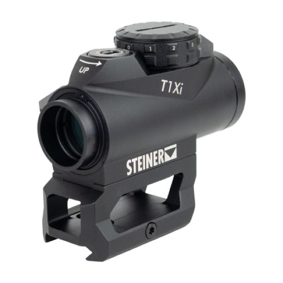 Steiner, T1Xi, Red Dot, 1X Magnification, 2 MOA Dot, 24 Objective, Matte Finish, Black, MIS-ST-8800, 840229106424, RTG Parts