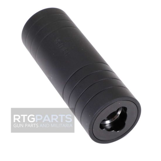 Picture of HBI 4" BLAST SHIELD, 9MM, 3-LUG, BLACK