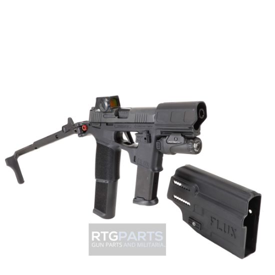 Sig Sauer, P365 Flux Sentry Kit, 9mm, Rapid Deploying Stabilizing Brace, Romeo-X Red Dot, Holster and Four Magazines 3x17rd & 1x25rd, 798681726233, FFL-SIG-365FLUX-9-BXR3-RXSL-TACKIT, RTG Parts