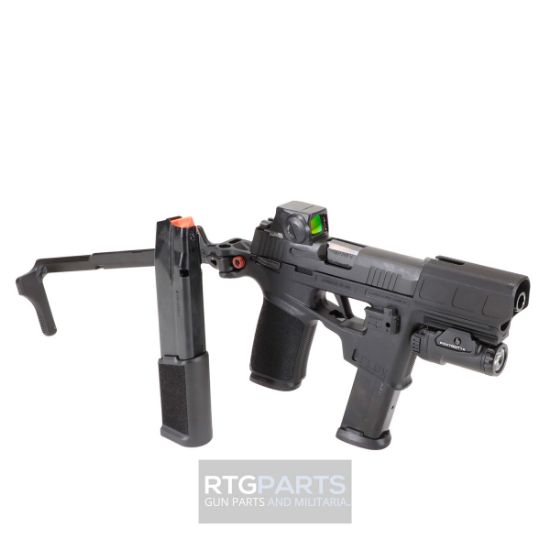 Sig Sauer, P365 Flux Sentry Kit, 9mm, Rapid Deploying Stabilizing Brace, Romeo-X Red Dot, Holster and Four Magazines 3x17rd & 1x25rd, 798681726233, FFL-SIG-365FLUX-9-BXR3-RXSL-TACKIT, RTG Parts