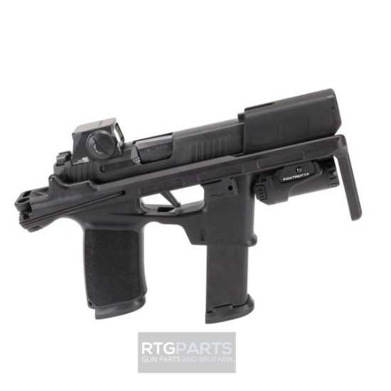 Sig Sauer, P365 Flux Sentry Kit, 9mm, Rapid Deploying Stabilizing Brace, Romeo-X Red Dot, Holster and Four Magazines 3x17rd & 1x25rd, 798681726233, FFL-SIG-365FLUX-9-BXR3-RXSL-TACKIT, RTG Parts