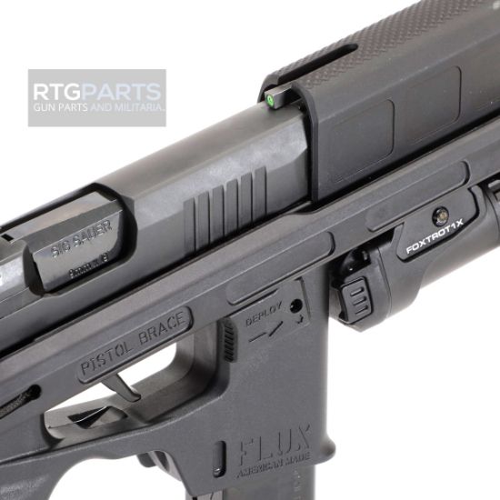 Sig Sauer, P365 Flux Sentry Kit, 9mm, Rapid Deploying Stabilizing Brace, Romeo-X Red Dot, Holster and Four Magazines 3x17rd & 1x25rd, 798681726233, FFL-SIG-365FLUX-9-BXR3-RXSL-TACKIT, RTG Parts