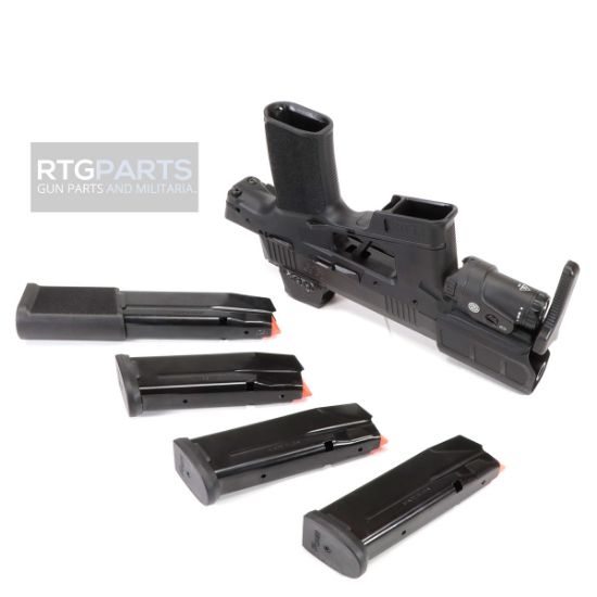 Sig Sauer, P365 Flux Sentry Kit, 9mm, Rapid Deploying Stabilizing Brace, Romeo-X Red Dot, Holster and Four Magazines 3x17rd & 1x25rd, 798681726233, FFL-SIG-365FLUX-9-BXR3-RXSL-TACKIT, RTG Parts
