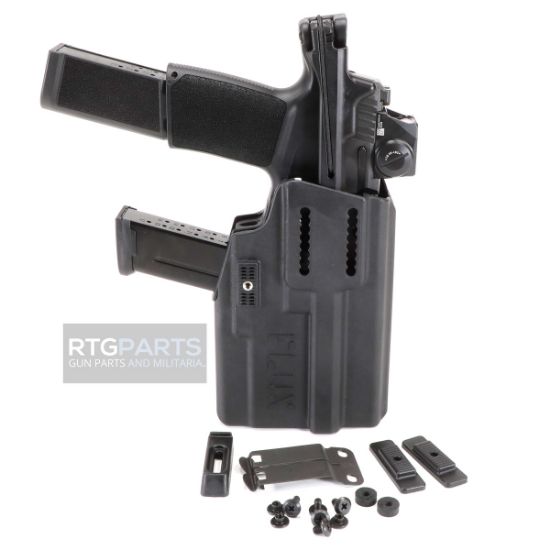 Sig Sauer, P365 Flux Sentry Kit, 9mm, Rapid Deploying Stabilizing Brace, Romeo-X Red Dot, Holster and Four Magazines 3x17rd & 1x25rd, 798681726233, FFL-SIG-365FLUX-9-BXR3-RXSL-TACKIT, RTG Parts