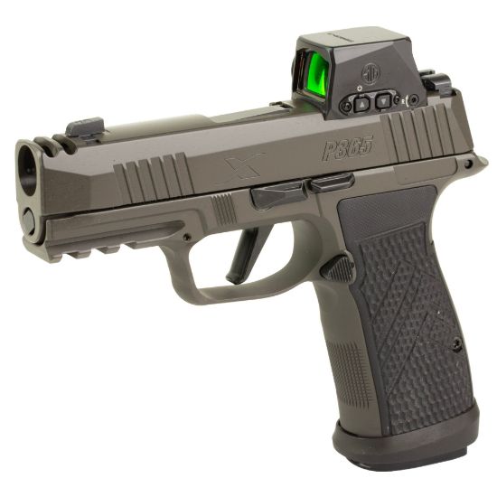 Sig Sauer, P365 AXG LEGION, Striker Fired, Semi-automatic, Metal Frame Pistol, Sub-Compact, 9MM, 3.1" Barrel, Cerakote Finish, Legion Gray, AXG Grip Module, G10 Grips, XRAY3 Day/Night Sights, Romeo-X SIG-LOC Compact Optic, Slide Integrated Expansion Chamber, 17 Rounds, 3 Magazines, Xmacro, 798681725236, FFL-SIG-365AXGCA-9-LEGION-RXSL, RTG Parts