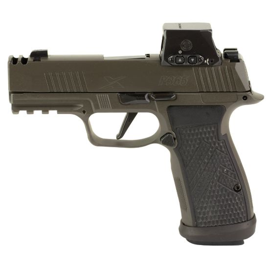 Sig Sauer, P365 AXG LEGION, Striker Fired, Semi-automatic, Metal Frame Pistol, Sub-Compact, 9MM, 3.1" Barrel, Cerakote Finish, Legion Gray, AXG Grip Module, G10 Grips, XRAY3 Day/Night Sights, Romeo-X SIG-LOC Compact Optic, Slide Integrated Expansion Chamber, 17 Rounds, 3 Magazines, Xmacro, 798681725236, FFL-SIG-365AXGCA-9-LEGION-RXSL, RTG Parts