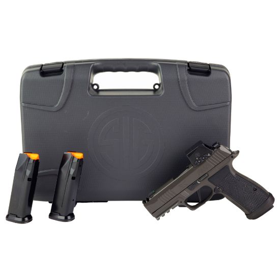 Sig Sauer, P365 AXG LEGION, Striker Fired, Semi-automatic, Metal Frame Pistol, Sub-Compact, 9MM, 3.1" Barrel, Cerakote Finish, Legion Gray, AXG Grip Module, G10 Grips, XRAY3 Day/Night Sights, Romeo-X SIG-LOC Compact Optic, Slide Integrated Expansion Chamber, 17 Rounds, 3 Magazines, Xmacro, 798681725236, FFL-SIG-365AXGCA-9-LEGION-RXSL, RTG Parts
