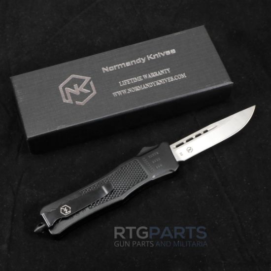 Picture of NORMANDY KNIVES GRIFFIN ULTRALIGHT OTF AUTO KNIFE 3" BLACK