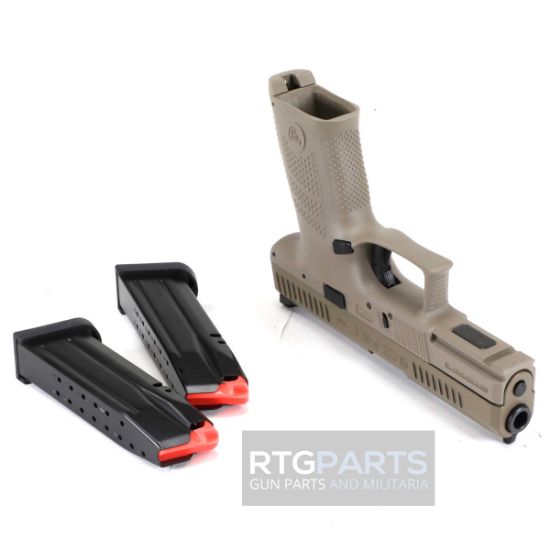 CZ P-10C OR FDE, Optic Ready, Compact, 9MM, 4.02" Barrel, Flat Dark Earth Finish, Polymer Frame, Ambidextrous, 15rd Magazine, Bundeswehr Pistol, New German Army Sidearm, 806703915777, FFL-CZ-91577, RTG Parts