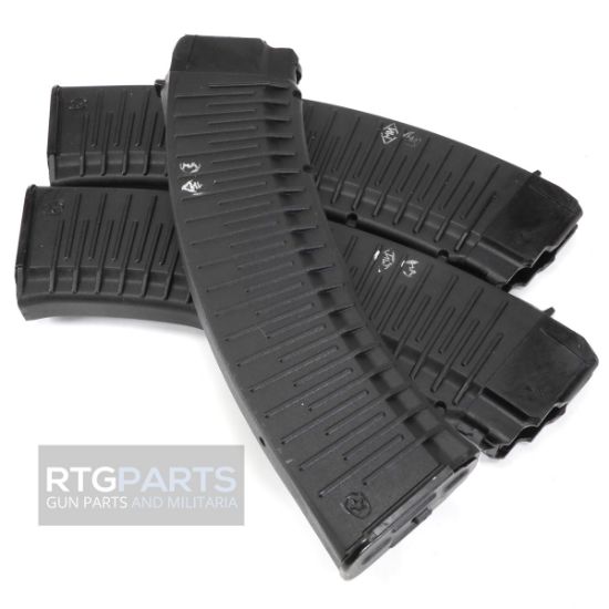 Picture of RUSSIAN MOLOT AK74 RPK74M 5.45X39 45RD BLACK MAGAZINE NEW