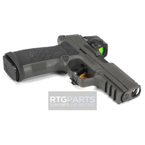 Sig Sauer, P365 AXG LEGION, Striker Fired, Semi-automatic, Metal Frame Pistol, Sub-Compact, 9MM, 3.1" Barrel, Cerakote Finish, Legion Gray, AXG Grip Module, G10 Grips, XRAY3 Day/Night Sights, Romeo-X SIG-LOC Compact Optic, Slide Integrated Expansion Chamber, 17 Rounds, 3 Magazines, Xmacro, 798681725236, FFL-SIG-365AXGCA-9-LEGION-RXSL, RTG Parts