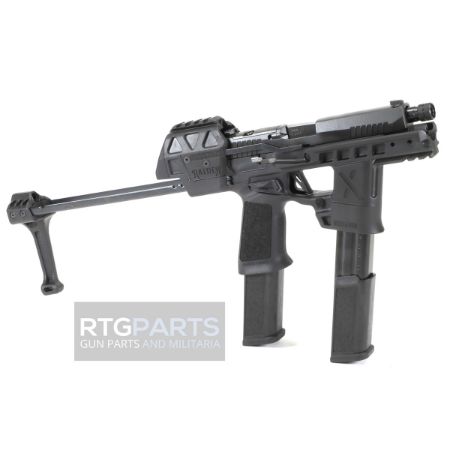 Sig Sauer, P320 FLUX TACOPS, Striker Fired, Semi-automatic, Polymer Frame Pistol, Full Size, 9MM, 5.5" Threaded Barrel, 1/2X28 Thread Pitch, Nitron Finish, Black, X-RAY3 Day/Night Sights, Stabilizing Brace, Flared Magwell, Picatinny Optic Mounting System, 4 Magazines, (2)-30 Round and (2)-21 Round Steel Magazines, 798681716944, FFL-SIG-320FLUX-9-TACOPS-TB, RTG Parts