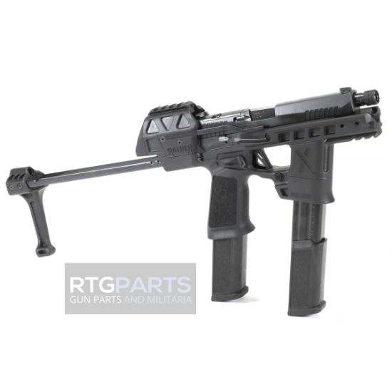 Sig Sauer, P320 FLUX TACOPS, Striker Fired, Semi-automatic, Polymer Frame Pistol, Full Size, 9MM, 5.5" Threaded Barrel, 1/2X28 Thread Pitch, Nitron Finish, Black, X-RAY3 Day/Night Sights, Stabilizing Brace, Flared Magwell, Picatinny Optic Mounting System, 4 Magazines, (2)-30 Round and (2)-21 Round Steel Magazines, 798681716944, FFL-SIG-320FLUX-9-TACOPS-TB, RTG Parts