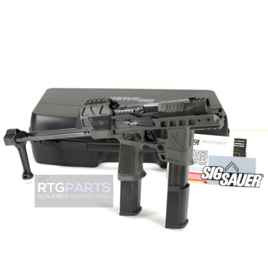 Sig Sauer, P320 Flux Legion, 9mm, Two 30rd Mags, Case, Spring Loaded Retractable Brace, 798681703326, FFL-SIG-320-FLUX-9-LEGION, RTG Parts