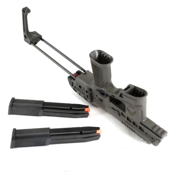 Sig Sauer, P320 Flux Legion, 9mm, Two 30rd Mags, Case, Spring Loaded Retractable Brace, 798681703326, FFL-SIG-320-FLUX-9-LEGION, RTG Parts