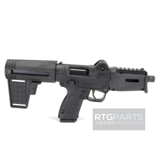 Kel-Tec, SUB-SDP, Sub Nub, Semi-automatic, Folding, 9MM, 6" Threaded Barrel, Threaded 1/2x28", Pistol Brace, 1 Magazine, 17 Rounds, 640832012453, FFL-KELTEC-SDP9BLK, RTG Parts