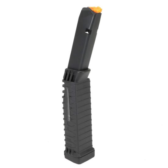 Schmeisser, Glock, Magazine, S50 Window MLE, 9mm, 50rd, Black, ATI, 810113114910, MAG-M9MMS50WMLE, RTG Parts